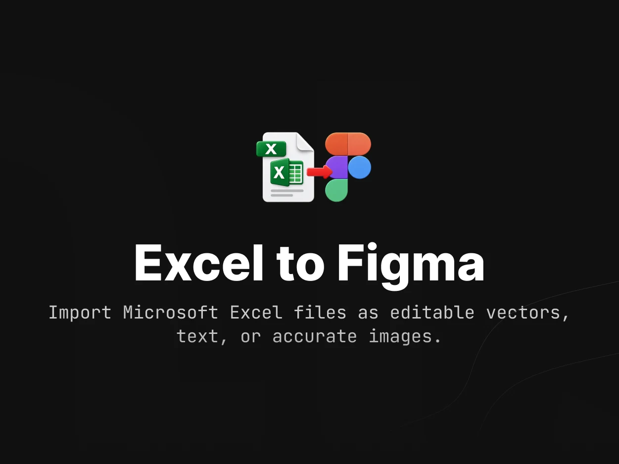Excel to Figma - Figma plugin by Sargis Vardanyan
