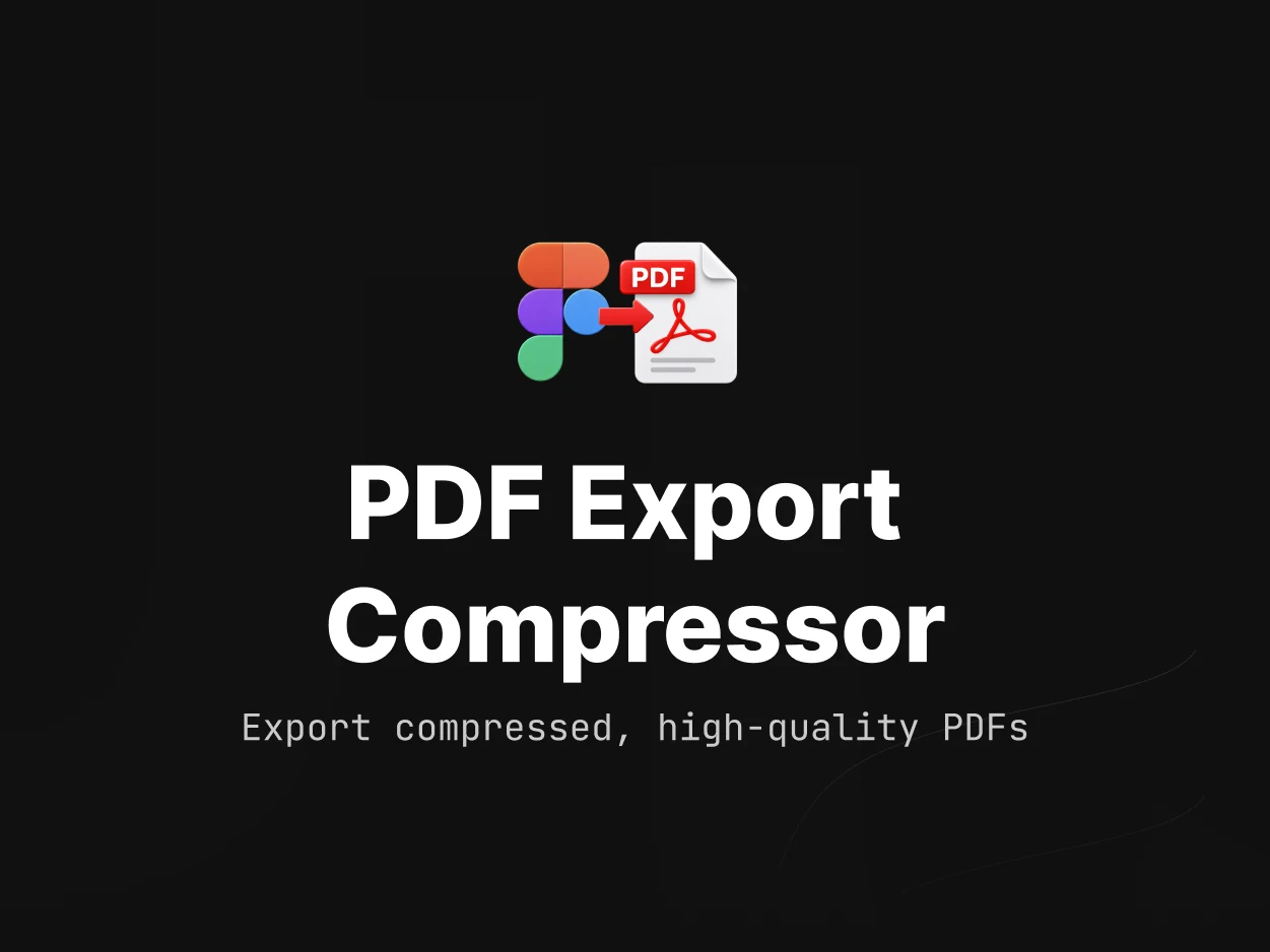 PDF Export Compressor - Figma plugin by Sargis Vardanyan